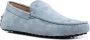 Tod's Gommino driving suede loafers Blue - Thumbnail 2