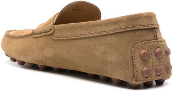 Tod's Gommino Driving suede loafers Brown