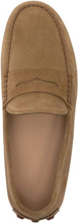 Tod's Gommino Driving suede loafers Brown
