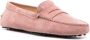 Tod's Gommino Driving suede penny loafers Pink - Thumbnail 2