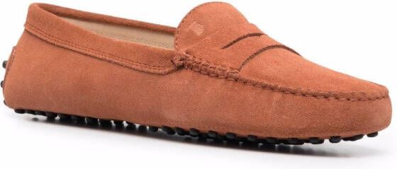 Tod's Gommino flat loafers Orange