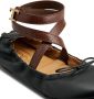Tod's Gommino leather ballerina shoes Black - Thumbnail 5