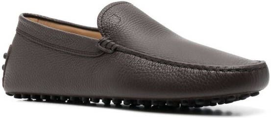 Tod's Gommino leather driving shoes Brown