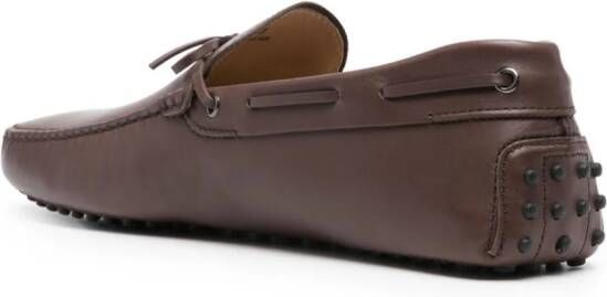 Tod's Gommino leather driving shoes Brown