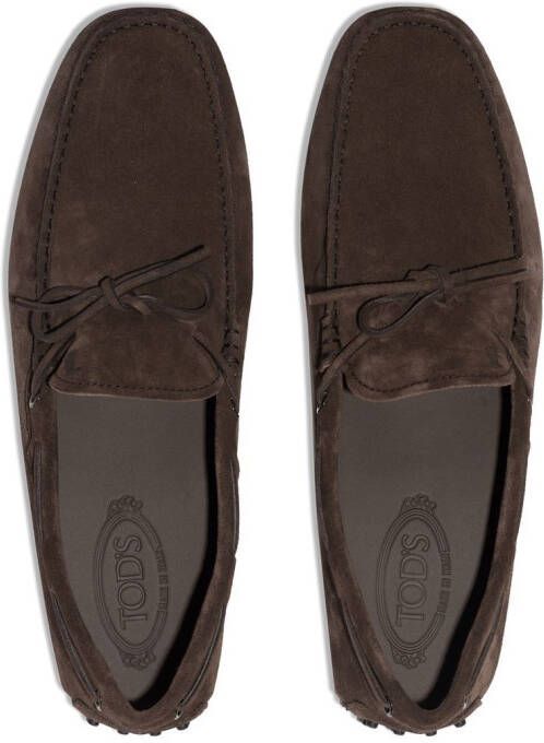 Tod's Gommino leather loafers Brown