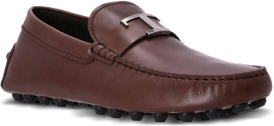 Tod's Gommino leather loafers Brown