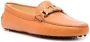 Tod's Gommino leather loafers Orange - Thumbnail 2