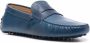 Tod's Gommino leather moccasin loafers Blue - Thumbnail 2