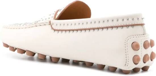Tod's Gommino Macro studded loafers White