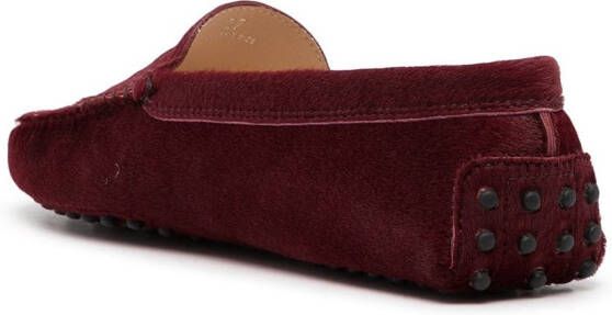 Tod's Gommino round-toe loafers Red