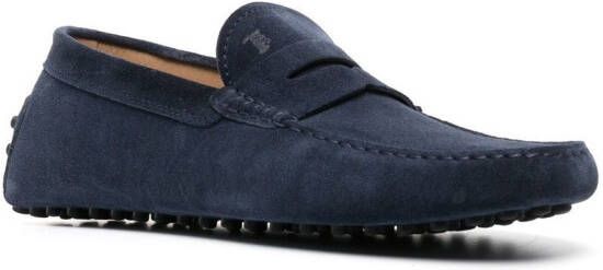 Tod's Gommino stud-sole loafers Blue