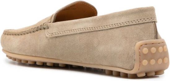 Tod's Gommino suede driving loafers Brown