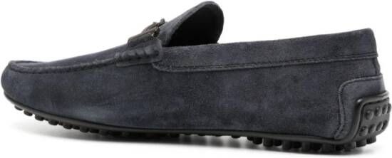 Tod's Gommino suede loafers Blue