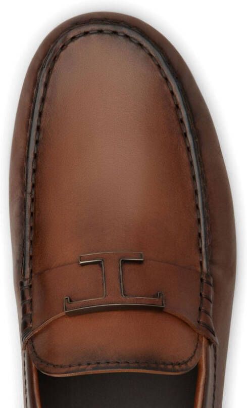 Tod's Gommino T Timeless leather loafers Brown