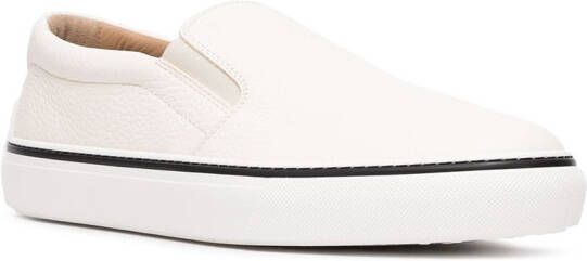 Tod's hammered-effect slip-on sneakers White