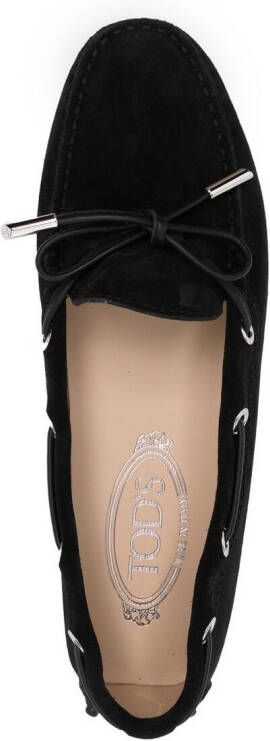 Tod's Heaven lace-up driving loafers Black