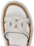 Tod's interwoven-strap leather platform sandals White - Thumbnail 5