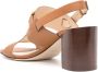 Tod's Kate 75mm leather sandals Brown - Thumbnail 3