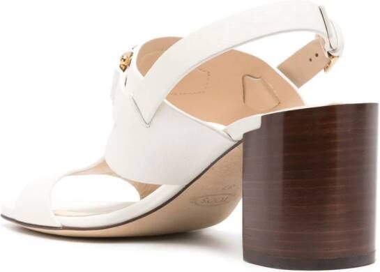Tod's Kate 75mm leather sandals White