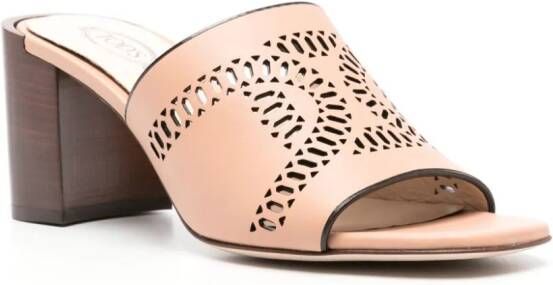 Tod's Kate 75mm mules Pink