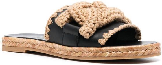 Tod's Kate crochet sandals Black
