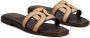 Tod's Kate cut-out suede sandals Brown - Thumbnail 2