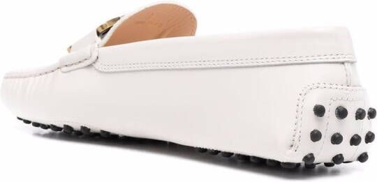 Tod's Kate flat loafers White