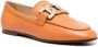 Tod's Kate gold-chain leather loafers Orange - Thumbnail 2