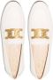 Tod's Kate gold-chain leather loafers White - Thumbnail 4