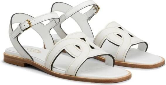 Tod's Kate leather sandals White