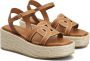 Tod's Kate platform espadrille sandals Brown - Thumbnail 2