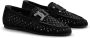 Tod's Kate rhinestone-embellished suede loafers Black - Thumbnail 2