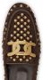 Tod's Kate rhinestone-embellished suede loafers Brown - Thumbnail 5
