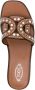 Tod's Kate studded leather sandals Brown - Thumbnail 4
