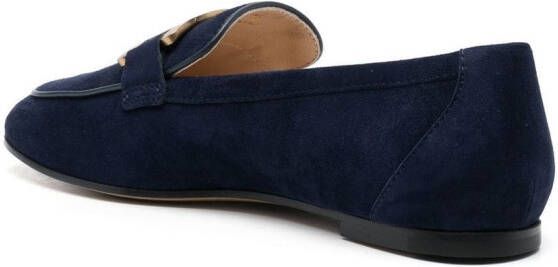 Tod's Kate suede loafers Blue