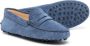 Tod's Kids round-toe flat loafers Blue - Thumbnail 2
