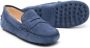 Tod's Kids slip-on style loafers Blue - Thumbnail 2
