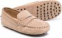 Tod's Kids slip-on suede loafers Brown - Thumbnail 2