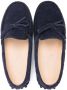 Tod's Kids tie-straps suede loafers Blue - Thumbnail 3