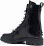 Tod's lace-up leather ankle boots Black - Thumbnail 3