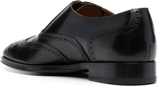 Tod's lace-up leather Derby shoes Black
