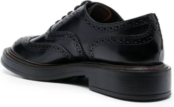 Tod's lace-up leather oxford shoes Black