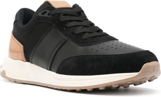 Tod's lace-up leather sneakers Black