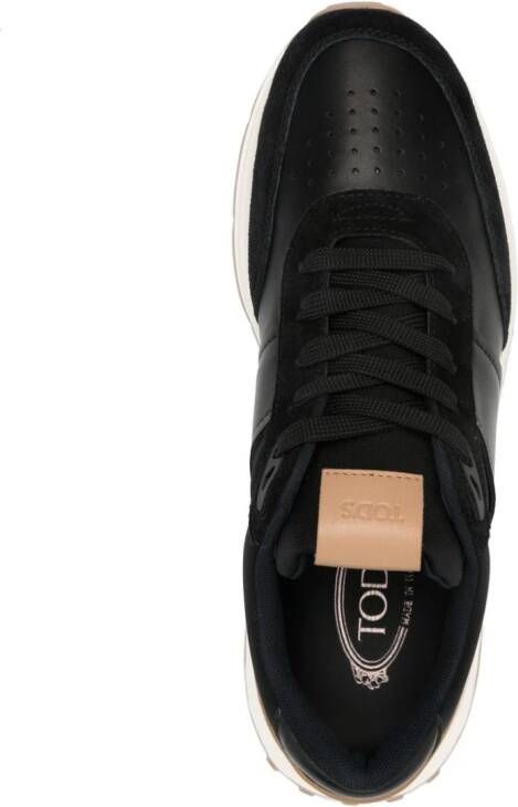 Tod's lace-up leather sneakers Black
