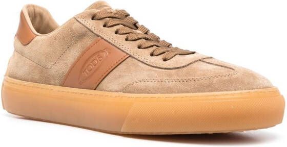 Tod's lace-up low-top sneakers Brown
