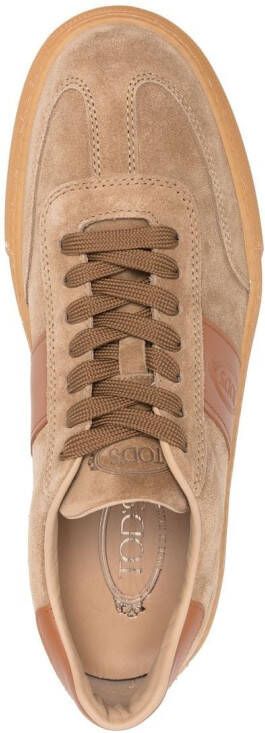 Tod's lace-up low-top sneakers Brown