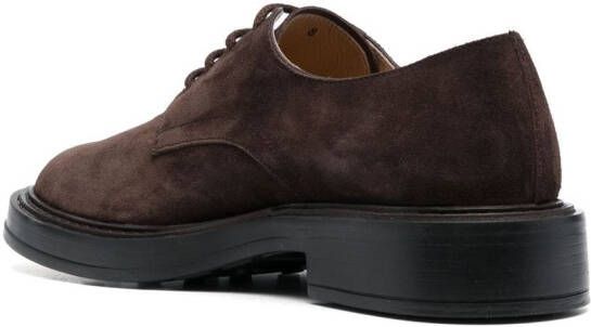 Tod's suede Derby shoes Brown