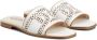 Tod's laser-cut leather sandals White - Thumbnail 2