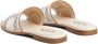 Tod's laser-cut leather sandals White - Thumbnail 3
