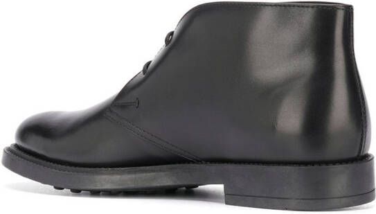 Tod's leather desert boots Black